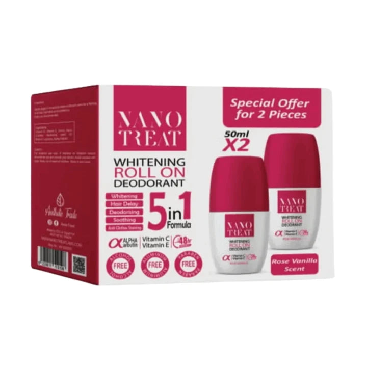 NANO TREAT ROSE VANILLA ROLL ON 1+1