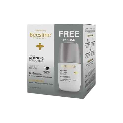 BEESLINE WHITENING ROLL-ON INVISIBLE 1+1 FREE