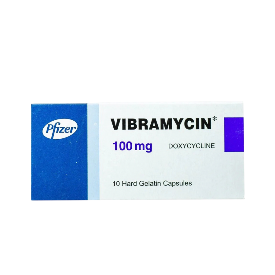 VIBRAMYCIN  100 MG 10 CAP