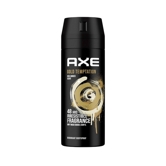 AXE GOLD TEMPTATION DEODRANT SPRAY F/M 150ML