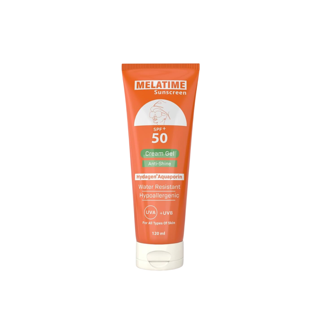 MELATIME SUNSCREEN SPF+50 CREAM GEL 120ML