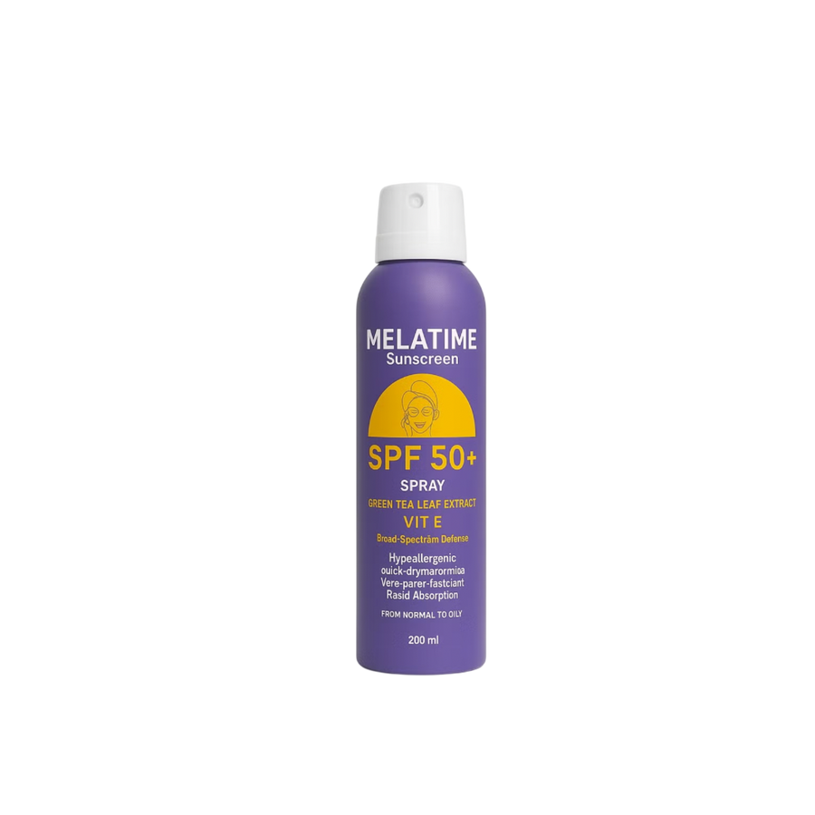 MELATIME SUNSCREEN SPRAY SPF50+ VIT E 200 ML