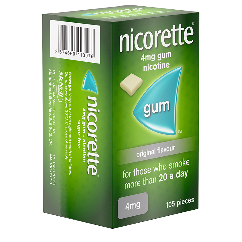 Nicorette freshmint gum 4 mg 105 pieces
