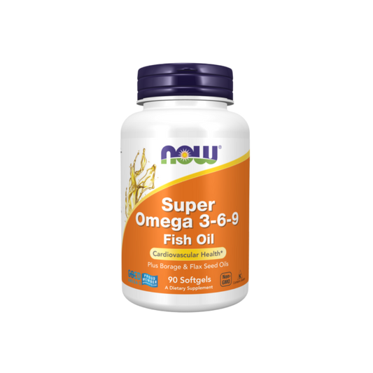 NOW SUPER OMEGA 3-6-9 FISH oil 90 cap