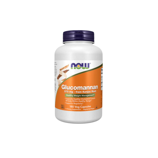 NOW GLUCOMANNAN 575MG 180VEG CAP