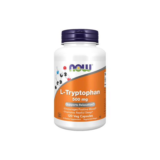 now L-tryptophan 500mg 60 Veg capsules