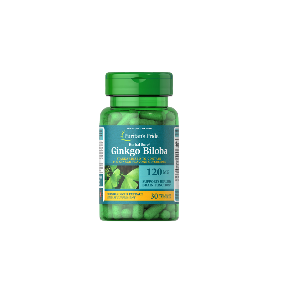 Puritans Pride Ginkgo Biloba 120mg Cap 100s