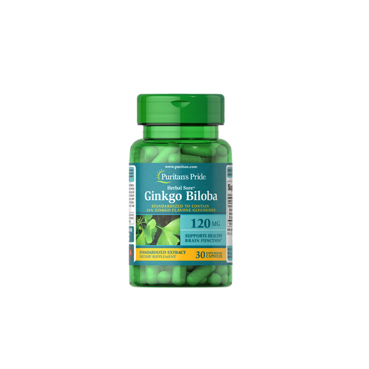 Puritans Pride Ginkgo Biloba 120mg Cap 100s