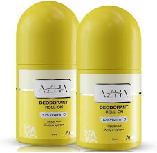 AZHA DEODRANT ROLL ON YELLOW 1+1