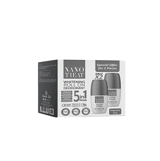 NANO TREAT  FRAGRANCE FREE  ROLL ON 1+1